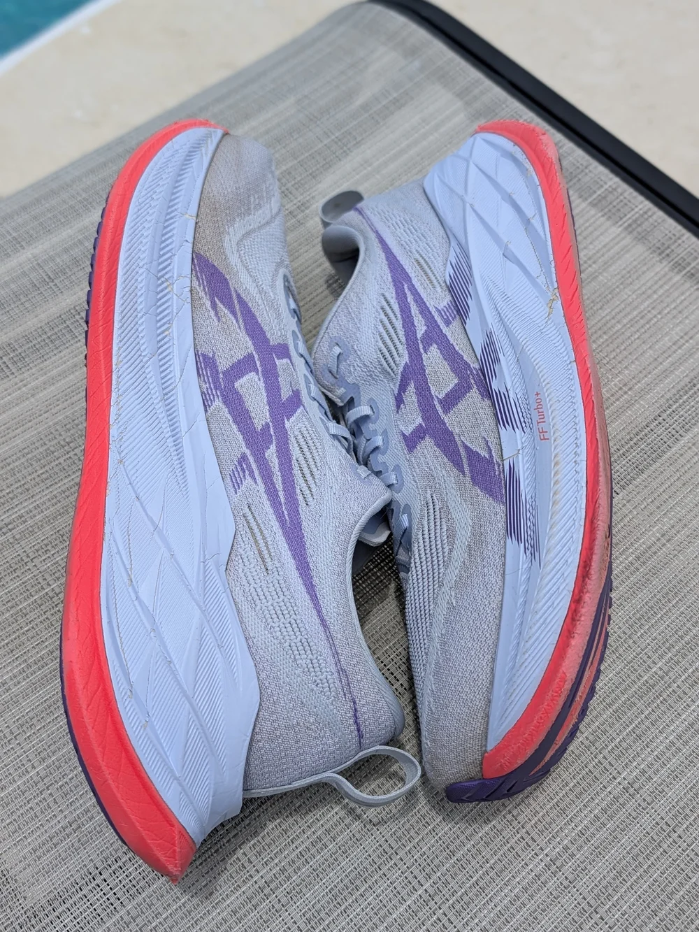 ASICS Superblast 2 Unisex Running Shoes Grey Purple 1013A142 Mens 11 Womens 12.5 - Picture 8 of 12